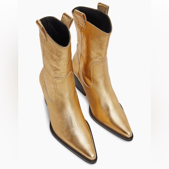 NWT June Boots - Gold - size 36 - Picture 5 of 8